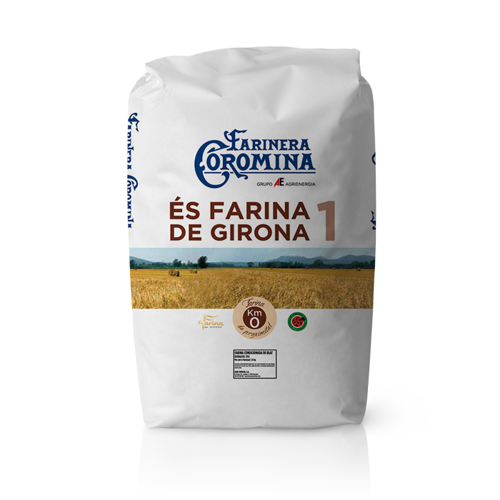 Farinera Coromina, farines de la gamma locals, farina de Girona 1
